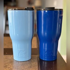 Lot of 2 RTIC 30oz Stainless Steel Tumblers